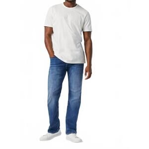 NEW MAVI marcus slim straight leg jean in mid foggy feather blue
